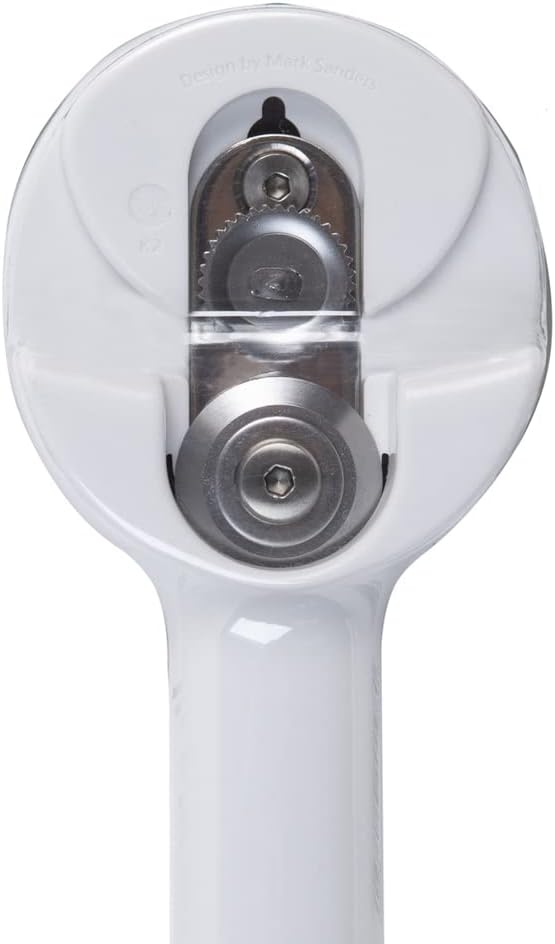 Joseph Joseph Can-Do Plus Compact Can Opener Manual Easy Twist Pull Tab Stainless Steel Portable Space-Saving, White