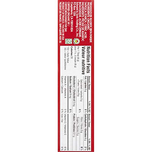 Let's Do Organic Tapioca Granules, Instant Tapioca - 6 Oz (Pack of 1) | Instant Pudding Mix