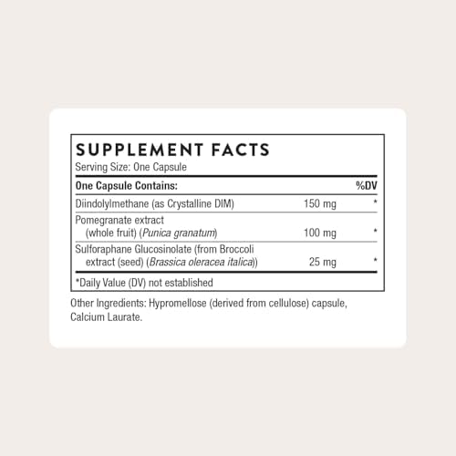 THORNE Hormone Advantage, DIM, SGS & Pomegranate Extract, 60 Capsules