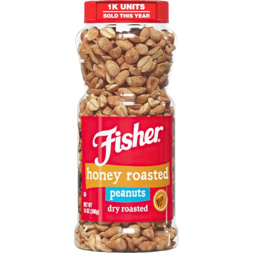 Fisher Snack Butter Toffee Peanuts, 42 Ounces (Pack of 1), No Artificial Colors or Flavors, 100% Recyclable