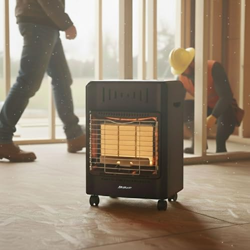 Avenger Portable Outdoor Propane Cabinet Heater – 18,000 BTU Radiant Gas Heater with Tip-Over & ODS Safety Shut-Off - Model # 22BF-A00