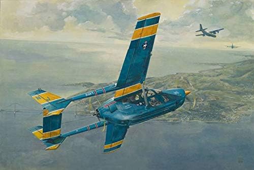 Roden 632 - O-2A Skymaster U.S. Navy Service 1967 Year 1/32 Scale Plastic Model 283 mm