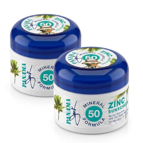 Panama Jack Sport Zinc SPF 50 Broad Spectrum Sunscreen Lotion, Water Resistant (Pack of 1)