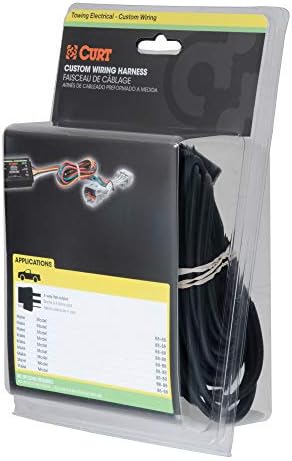 CURT 56095 Vehicle-Side Custom 4-Pin Trailer Wiring Harness for Select Lincoln MKT
