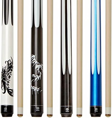 Collapsar Set of 4 Pool Cues 58 Inch 2-Piece Billiard House Bar Pool Cue Sticks