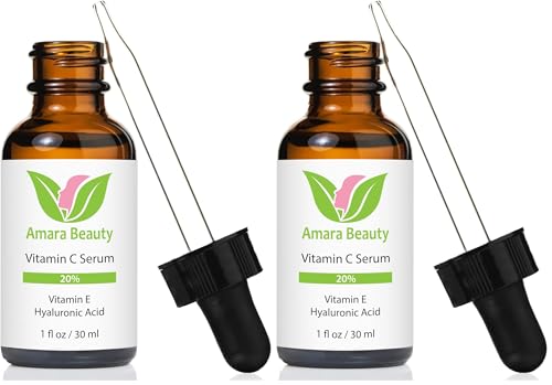 Vitamin C Serum for Face 20% with Hyaluronic Acid & Vitamin E, 1 fl. oz.