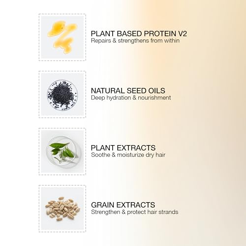 GK HAIR Keratin Shampoo and Conditioner set, Sulfate Free Moisturizing shampoo & conditioner for Color Treated Hair, Hydrating lightweight Formula for Dry, Damaged & Frizzy Hair 10.1oz each