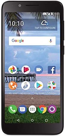 TracFone Carrier-Locked TCL LX 4G LTE Prepaid Smartphone - Black - 16GB - Sim Card Included - CDMA