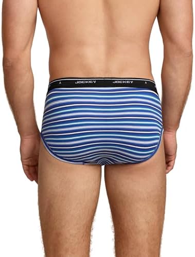 Jockey Classic Low Rise Brief- 3 Pack - 100% Cotton Underwear for Men