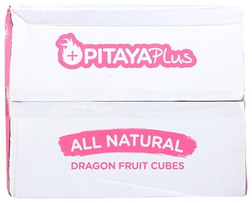 Pitaya Foods Individually Quick Frozen (IQF) Dragon Fruit Cubes 20 lb Bulk – Tropical Superfood for Smoothies & Smoothie Bowls