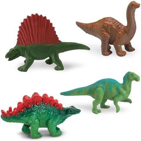 Safari Ltd. Dinos TOOB - Includes 12 Hand-Painted Mini Figurines - T-Rex, Triceratops, Velociraptor, Stegosaurus