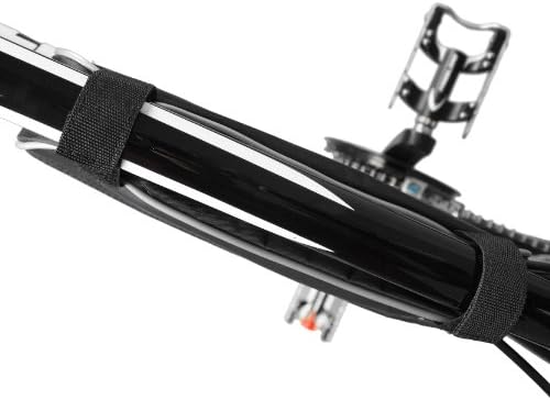Ibera Bike Frame Bag - Slim Pouch Zipper Compartment & Velcro Mount - Water-Resistant, Fits Most Bikes - Holding Tools Snacks