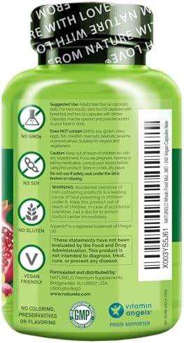 NATURELO Whole Food Multivitamin for Women - with Vitamins, Minerals, & Organic Extracts - Supplement for Energy and Heart Health - Non GMO - 120 Vegan Capsules | Women's Multivitamins with Vitamins, Minerals, Organic Extracts for Energy and Heart Health…