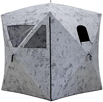 Barronett Blinds Radar Portable Hunting Blind, Pop-Up Hub Blind, Zipperless Windows, Lightweight, 2-Person, 67" x 71" x 71"