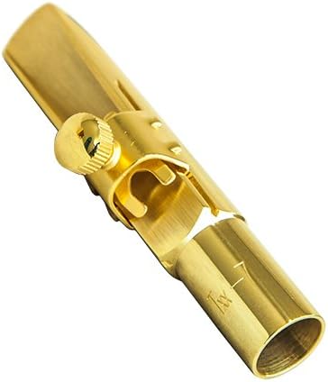 Paititi Professional Gold Plated Alto Saxophone Metal Mouthpiece #6