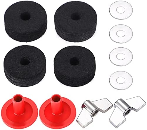 Facmogu 23PCS Cymbal Accessory Set, Drum Cymbal Replacement Accessories