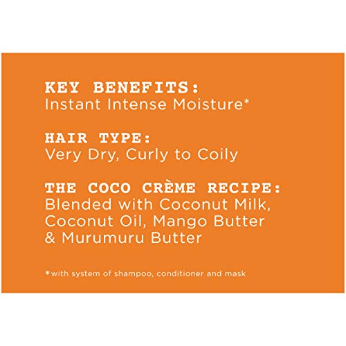 Carol’s Daughter Coco Creme Sulfate Free Shampoo and Conditioner Set with Silicone Free Hair Butter, for Very Dry Curly Hair