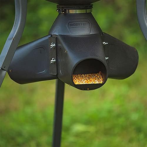 Moultrie Gravity Feeder Kit with Quick-Lock Adapter | Gravity-fed design, no power needed, easy conversion kit, protein pellet ready