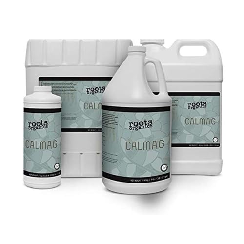 Roots Organics CalMag, Liquid Plant Food & Fertilizer Blend for Seedlings, Vegetable, and Flowering Plants - Heavy Feeders & Fast Growers, 1 Quart