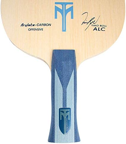 Butterfly Timo Boll ALC Table Tennis Blade - Arylate-Carbon Fiber Blade - Professional Butterfly Table Tennis Blade - Available in AN, FL, and ST handle styles - Made in Japan