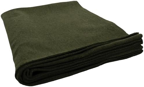 Rothco Wool Rescue Survival Blanket – Warm Emergency Outdoor, Camping Sleep Throw