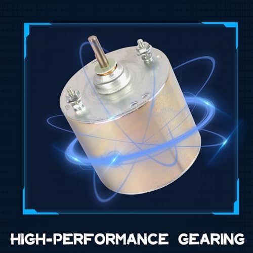 Highwild 12V Deer Feeder Motor Spinner Drive Kit, Universal Replacement Heavy-Duty 1/4" Shaft Motor for Game feeders, Hunting Feeders, Corn feeders
