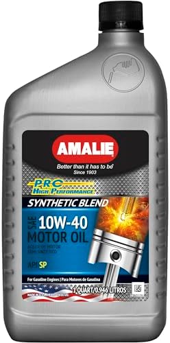 Pro High Performance Synthetic Blend 15W-50 Motor Oil (160-75636-56) 1 Quart Bottle, Pack of 12 | Made in USA