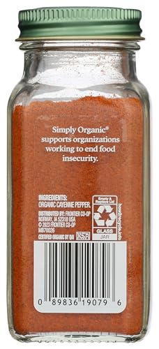 Simply Organic, Cayenne Organic, 2.5 Ounce