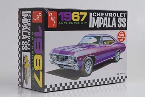 AMT 981 1967 Chevrolet Impala SS 1:25 Scale Plastic Model Kit - Requires Assembly