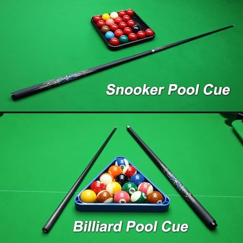 Carbon Fiber Pool Cue Stick 19.5 oz, Professional 10mm Rainbow Tip, 3 * 8 * 8 Joint, Suitable for Billiards and Snooker