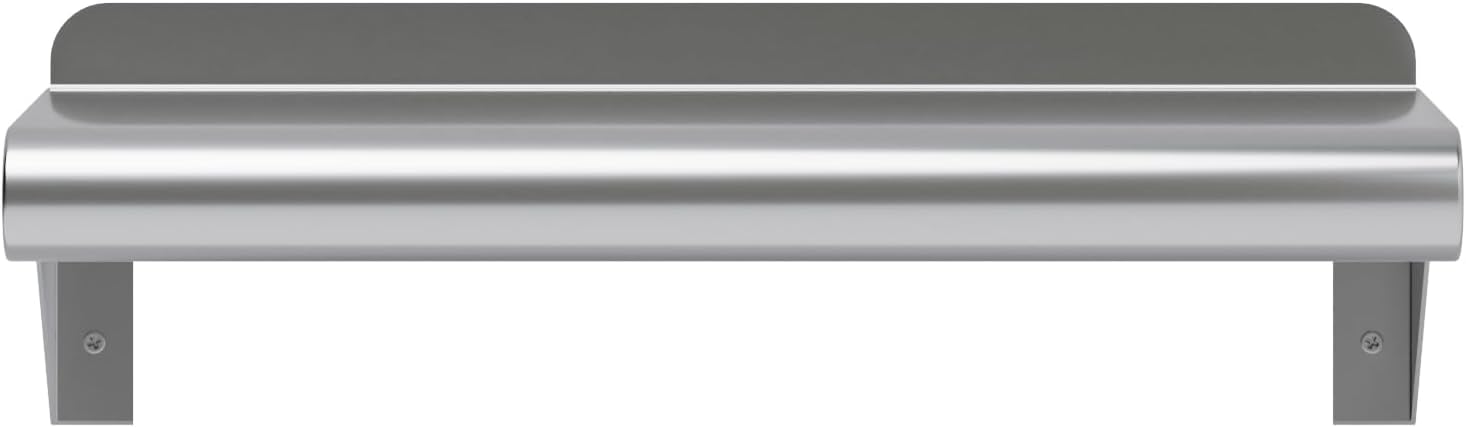 AmGood 24" Long X 18" Deep Stainless Steel Wall Shelf | NSF Certified | Appliance & Equipment Metal Shelving | Kitchen, Restaurant, Garage, Laundry, Utility Room