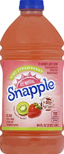 Snapple Apple Juice Drink, 16 Fl Oz Recycled Plastic Bottle, All Natural, No Artificial Flavors Or Sweeteners, Gluten-free, Contains 10% Real Juice 12 Pack