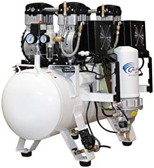 California Air Tools 20040CAD Powerful 4.0 HP Ultra Quiet and Oil-Free Air Compressor, 20 Gallon Tank, 75 dB Noise Level, White, 220v 60hz, with Automatic Drain Valve