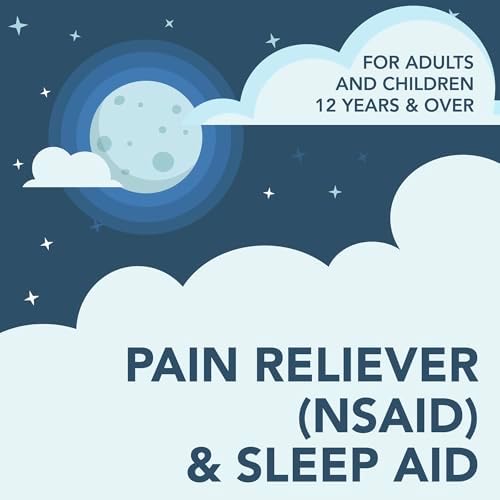 GoodSense Ibuprofen PM, Ibuprofen 200 mg and Diphenhydramine Citrate 38 mg Tablets, Pain Reliever and Nighttime Sleep-Aid