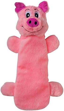 SmartPetLove Snuggle Puppy Tender Tuffs - Water Bottle Cruncher with Puncture Resistant Squeaker - Pig Bottle Cover Dog Toy