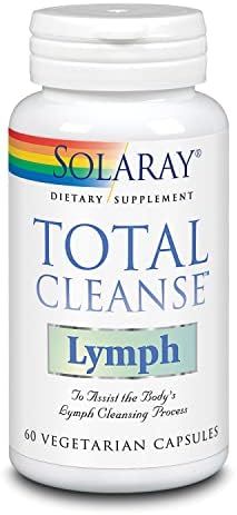 SOLARAY Total Cleanse Lymph - Herbal Wellness Complex - Ginger Root, Echinacea, Yerba Mate, Burdock Root, Red Clover