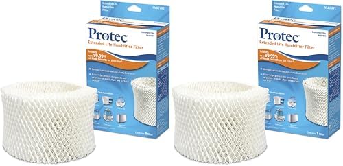 Protec Extended Life Humidifier Replacement Filter, 1 Count | Designed for Use with Select Vicks Cool Mist Humidifiers and Other Honeywell Humidifiers Models