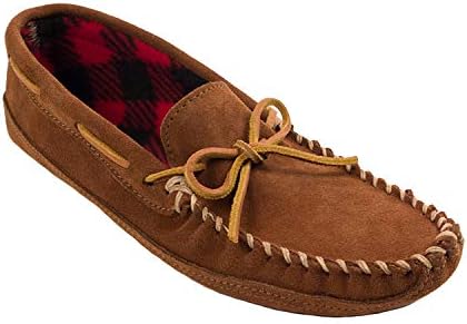 Minnetonka Men's Double Bottom Fleece Slipper