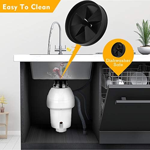 Sink Baffle, Replacement for Evolution, Garbage Disposal Splash Guards, Quite Collar, Drain Plugs, Disposer Accessories for Whirlaway, Waste King