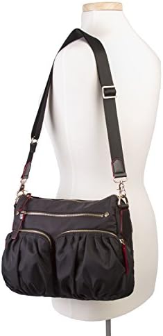 Nylon Crossbody Bag - Premium Lightweight Top-Zip Handbag