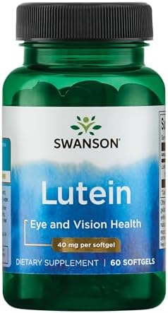 Swanson Lutein Eye Vision Retina Macula Health Supplement 40 mg 60 Softgels Sgels
