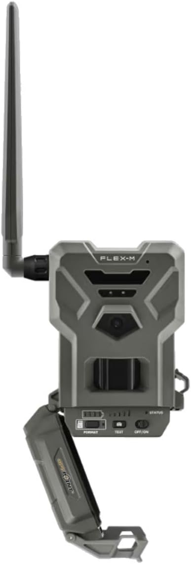 SPYPOINT Flex-M Twin Pack Cellular Trail Cameras - Best Hunting Accessories, No WiFi Needed, GPS, Night Vision, Dual-Sim LTE, IP65 Water-Resistant Game Camera, 28MP Photos, 720p Videos + Sound (2) | IP65 Water-Resistant Game, 720p Videos + Sound, 28MP Ph…
