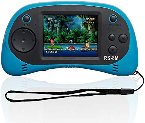 Kids Handheld Portable Video Game Player with 200 Games - 16 Bit 2.5 Inch Screen Mini Retro Electronic Machine for Boys Girls