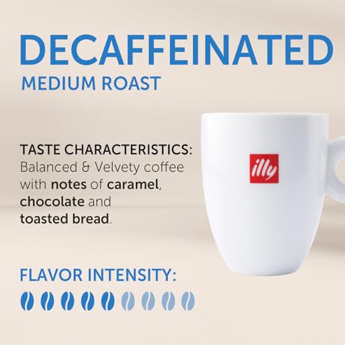 illy Coffee, Dark Roast, K-Cup for Keurig, 100% Arabica Bean Signature Italian Blend, Premium Gourmet Roast Single Serve Drip Coffee