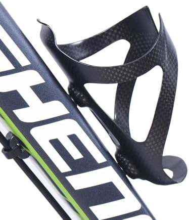 ThinkTop 2 Pack Ultra-Light Full Carbon Fiber Bike Water Bottle Cage Holder | Lightweight Bicycle Drink Water Cup Holder Bracket Rack for Road Bike