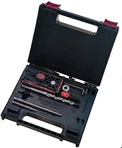 Milescraft Pocket Jig200 Pocket Hole Kit, Red