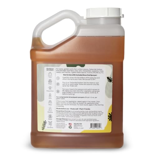 Cedarcide Outdoor Bug Control | Kills & Repels Mosquitoes, Ticks, Fleas