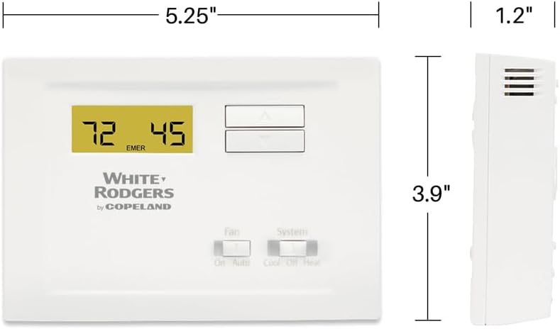 White-Rodgers NP110 Single Stage Non-Programmable Thermostat