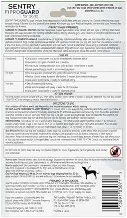 Sentry Fiproguard for Dogs, Flea and Tick Prevention for Dogs (23-44 Pounds)