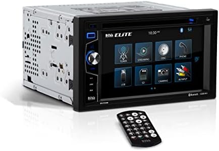 BOSS Audio Systems Elite BV755B Car Stereo System - 6.2 Inch Double Din Touchscreen, Bluetooth Head Unit, AM/FM Radio Receiver, CD Player, USB, SD